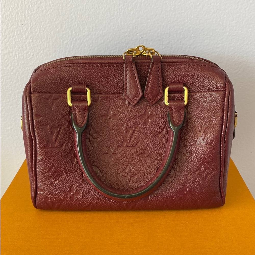 Louis Vuitton Brown Satchel with Signature Monogram